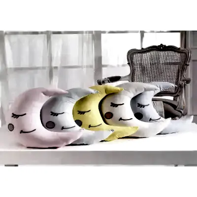 Momishop Bebek Dekoratif Yastık Ay Yeşil
