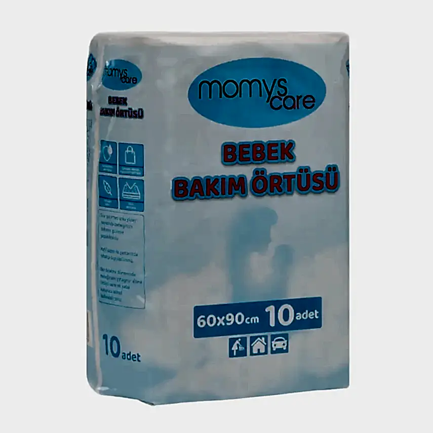 Momys Care Bebek Bakım Örtüsü 60*90 cm  Alt Açma Bezi 10lu - 9