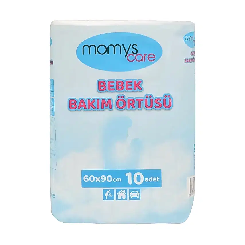 Momys Care Bebek Bakım Örtüsü 60*90 cm  Alt Açma Bezi 10lu - 5