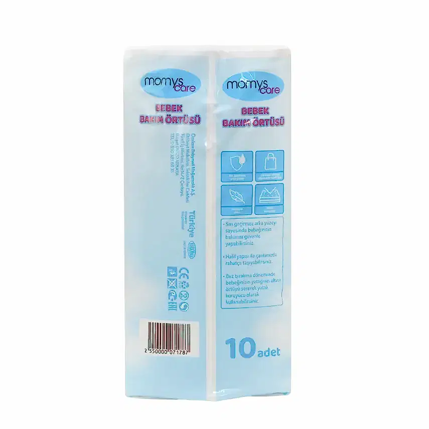 Momys Care Bebek Bakım Örtüsü 60*90 cm  Alt Açma Bezi 10lu - 12