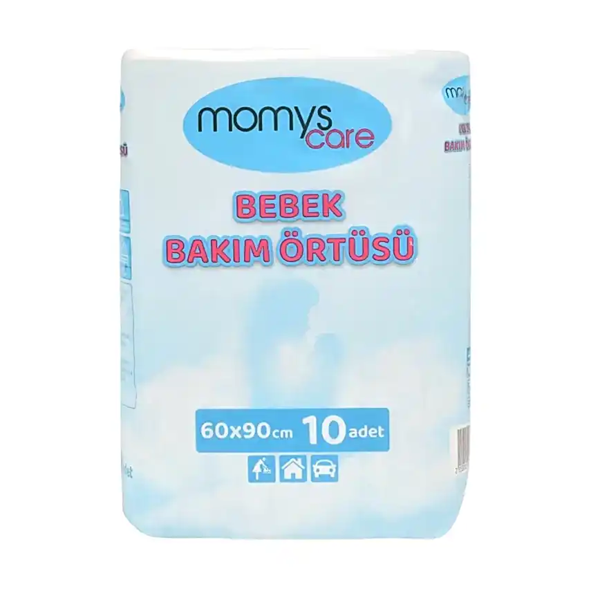 Momys Care Bebek Bakım Örtüsü 60*90 cm  Alt Açma Bezi 10lu - 2