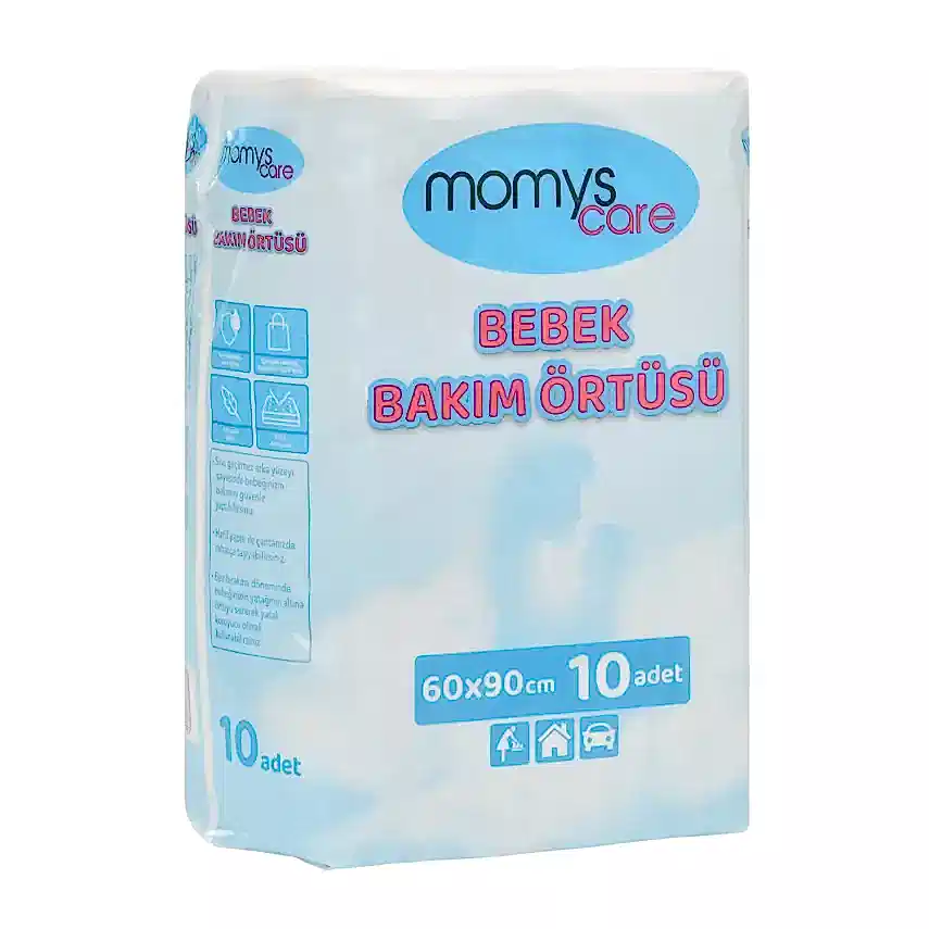 Momys Care Bebek Bakım Örtüsü 60*90 cm  Alt Açma Bezi 10lu - 4