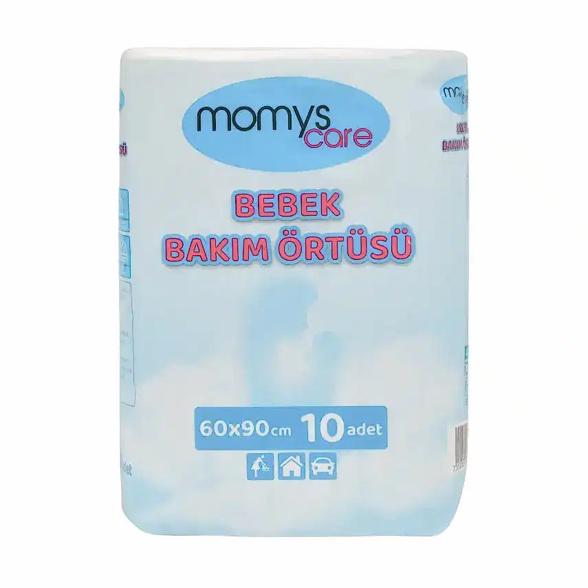 Momys Care Bebek Bakım Örtüsü 60*90 cm  Alt Açma Bezi 10lu - 1