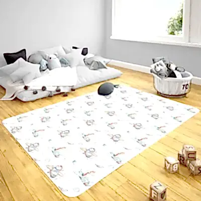 Momys Care Uçuş Macerası Çocuk Odası Halı Model 100x160 Cm