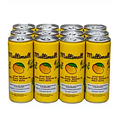Multimalt Bitki Özlü %100 Elma,Mango Ve Malt Suyu 250 ml*12