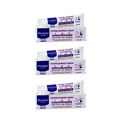 Mustela Vitamin Bariyer 1-2-3 Bebek Pişik Kremi 50 ml x 3 Adet