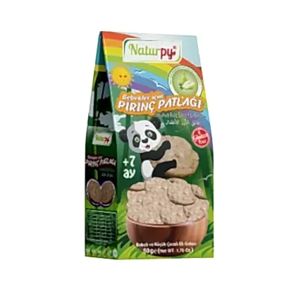 Naturpy Glutensiz Pirinç Patlağı Armutlu +7 Ay 50 gr
