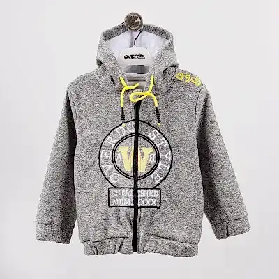 Overdo Unisex Ceket Kapüşonlu Style Nakışlı Sarı