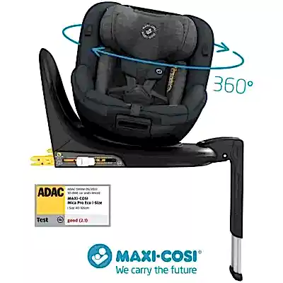 Maxi-Cosi Mica Pro Eco I-Size ADAC'lı Isofix'li 360 Dönebilir Yatabilir 0-18 kg Bebek Oto Koltuğu Authentic Graphite
