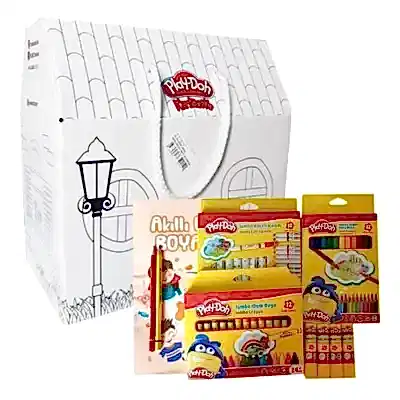 Play-Doh Kırtasiye Seti 58 Parça ve Boyama Evi