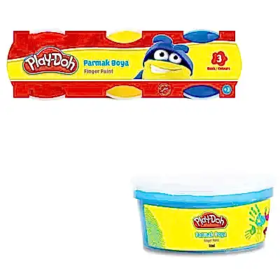 Play-Doh Parmak Boyası 3 Renk 50 Ml.