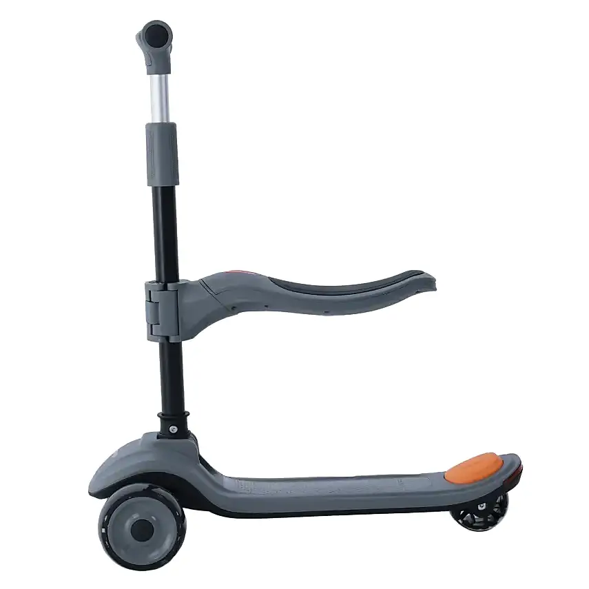 Prego Bluetooth Özellikli Işıklı Katlanabilir Nitro Scooter  Bej - 6
