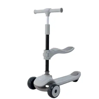 Prego Bluetooth Özellikli Işıklı Katlanabilir Nitro Scooter  Bej