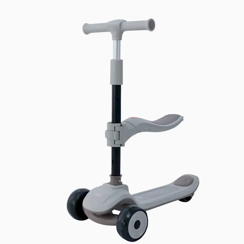 Prego Bluetooth Özellikli Işıklı Katlanabilir Nitro Scooter  Bej - 1