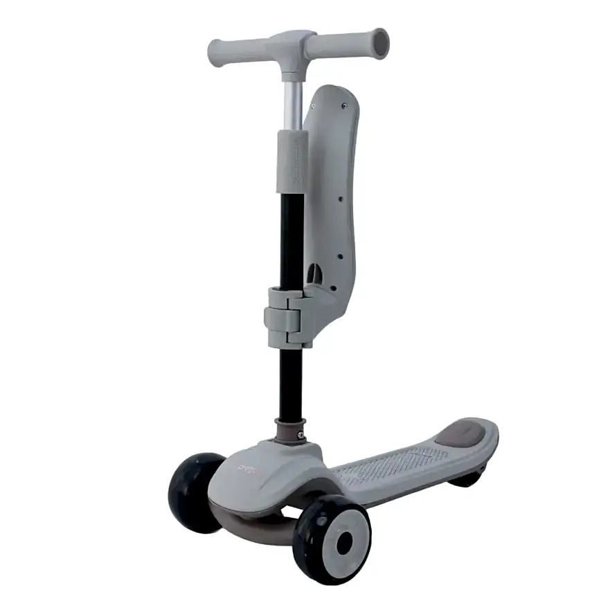 Prego Bluetooth Özellikli Işıklı Katlanabilir Nitro Scooter  Bej - 2