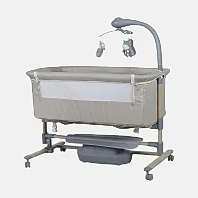 Prego&nbsp;Carmela Anne Yanı Elektrikli Uzaktan Kumandalı Dönenceli Beşik- Bej