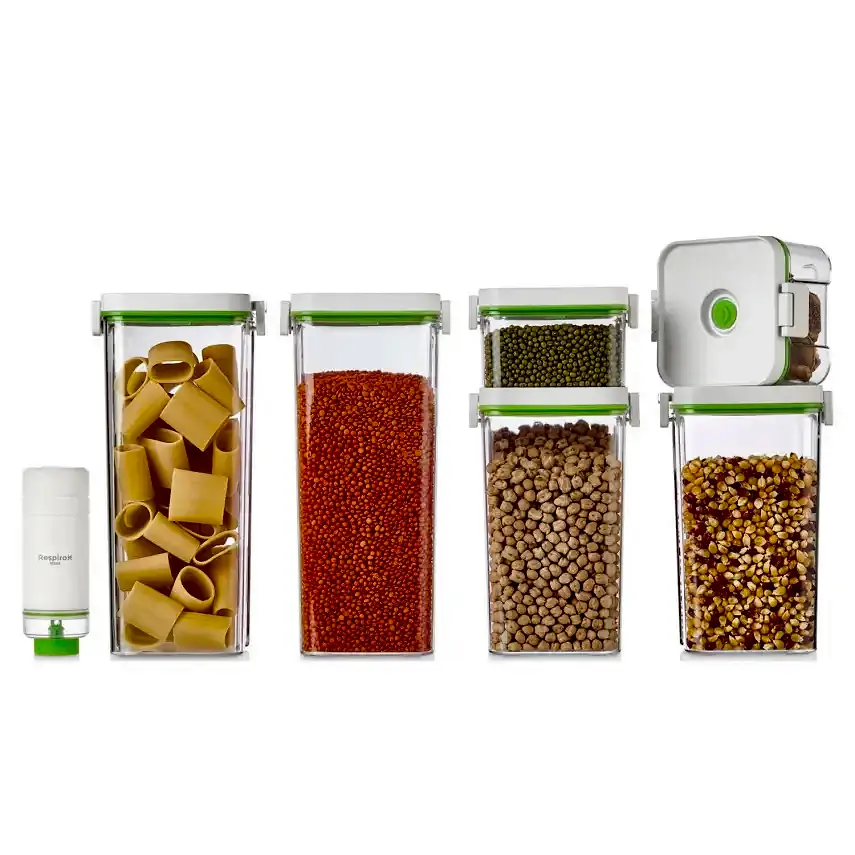 Respiroxhome Vakumlu Saklama Kabı Seti 6lı Şarjlı Otomatik Pompalı - 7