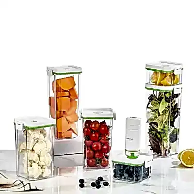 Respiroxhome Vakumlu Saklama Kabı Seti 6lı Şarjlı Otomatik Pompalı - 2