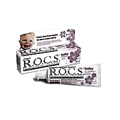 Rocs Baby Bebek Diş Macunu Florürsüz Ihlamur Özlü 35 ml 0-3 Yaş