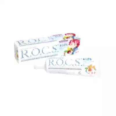 Rocs Kids Florsüz Çocuk Diş Macunu Meyve Külahı 3-7 Yaş