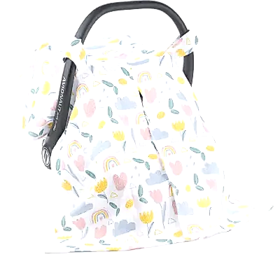 SafeMom Müslin Ana Kucağı Örtüsü Flowers