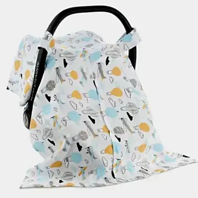 SafeMom Müslin Ana Kucağı Örtüsü Plane