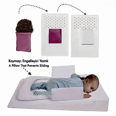 Sevi Bebe Çok Fonksiyonlu Yatış Yastığı Ekru