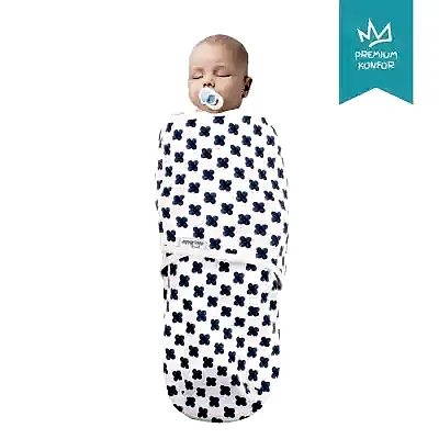 Sevi Bebe İnterlok Kundak Mavi Çiçek