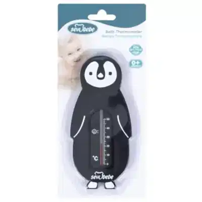 Sevi Bebe Oda ve Banyo Termometresi Siyah Penguen