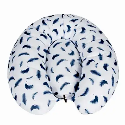 Sevi Bebe Yastıklı Anne Bebek Minderi Tüy Desen