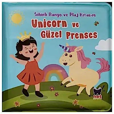 Sihirli Banyo Ve Plaj Kitabım Unicorn Ve Güzel Prenses