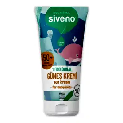 Siveno %100 Doğal Bebekler İçin Güneş Kremi 50 ml