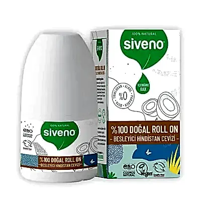 Siveno %100 Doğal Roll-On Besleyici Hindistan Cevizi 50 ml 