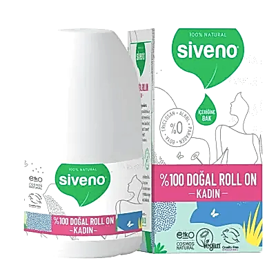 Siveno %100 Doğal Roll-On Kadınlar İçin 50 ml