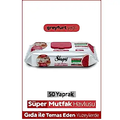 Sleepy Mutfak Havlusu Greyfurt 50li