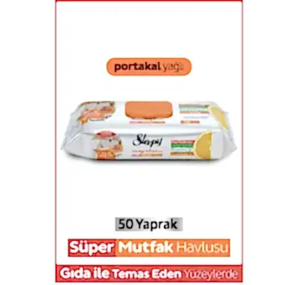 Sleepy Mutfak Havlusu Portakal 50li