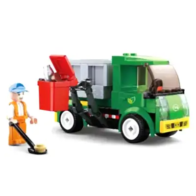 Sluban Town Çöp Kamyonu 118 Parça