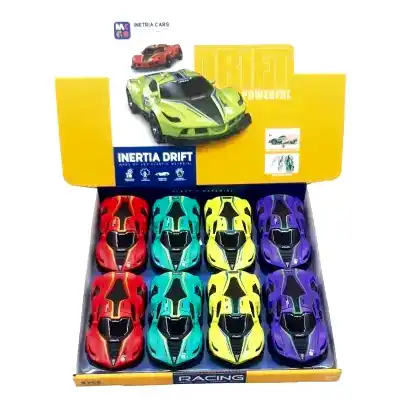 Sürtmeli Drift Yapan Renkli Araba