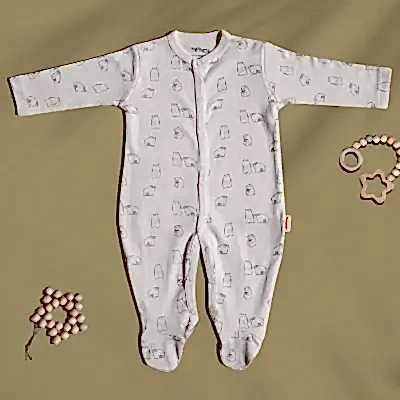 Tiffany Unisex Tulum Patikli Bears Organic Theme