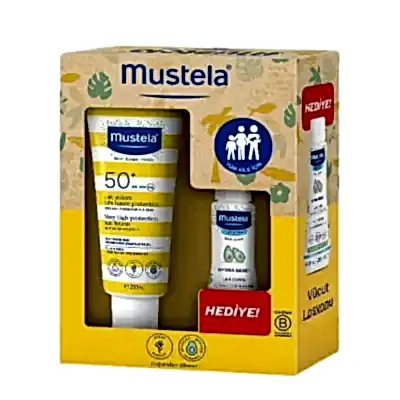 Mustela Çok Yüksek Koruma Faktörlü Güneş Losyonu  Spf50 200 Ml+ Vucüt Losyonu 100 Ml Hediye