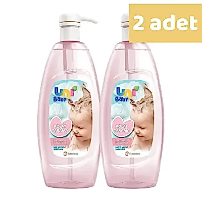 Uni Baby Kolay Tarama Bebek Şampuanı 700 ml x2