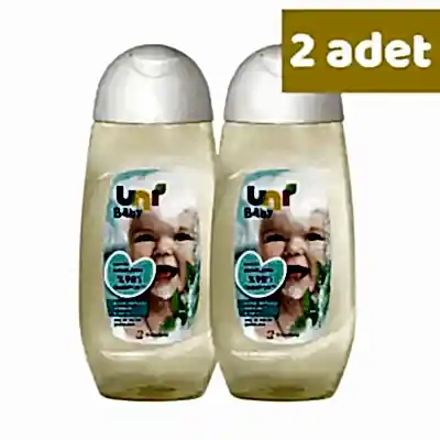 Uni Baby Saç ve Vücut Şampuanı 200 ml x2 