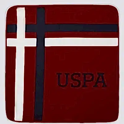 U.S. Polo Erkek Battaniye Bordo