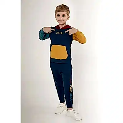 U.S. Polo Erkek Eşofman Takımı Koyu İndigo