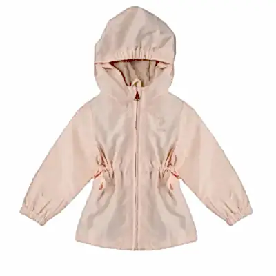 U.S. Polo Kız Yağmurluk Açık Somon