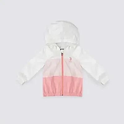 U.S. Polo Kız Yağmurluk Krem