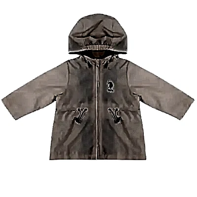 U.S. Polo Kız Yağmurluk Krem