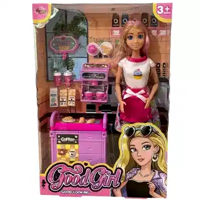 Vardem Kutulu Kafe İşleten Bebek Set 11,5 inç