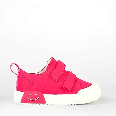 Vicco Luffy Kız Bebek Işıklı Keten Ayakkabı Fuşya