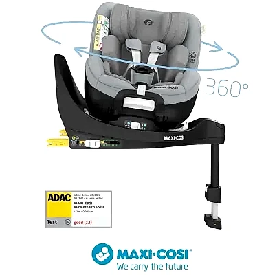 Maxi-Cosi Mica Pro Eco I-Size ADAC'lı Isofix'li 360 Dönebilir Yatabilir 0-18 kg Bebek Oto Koltuğu Authentic Grey